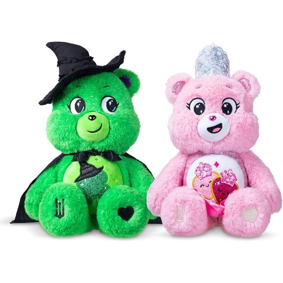 Wicked X Care Bears 2 pack Glinda and Elphaba Plush Brand New - Picture 1 of 2